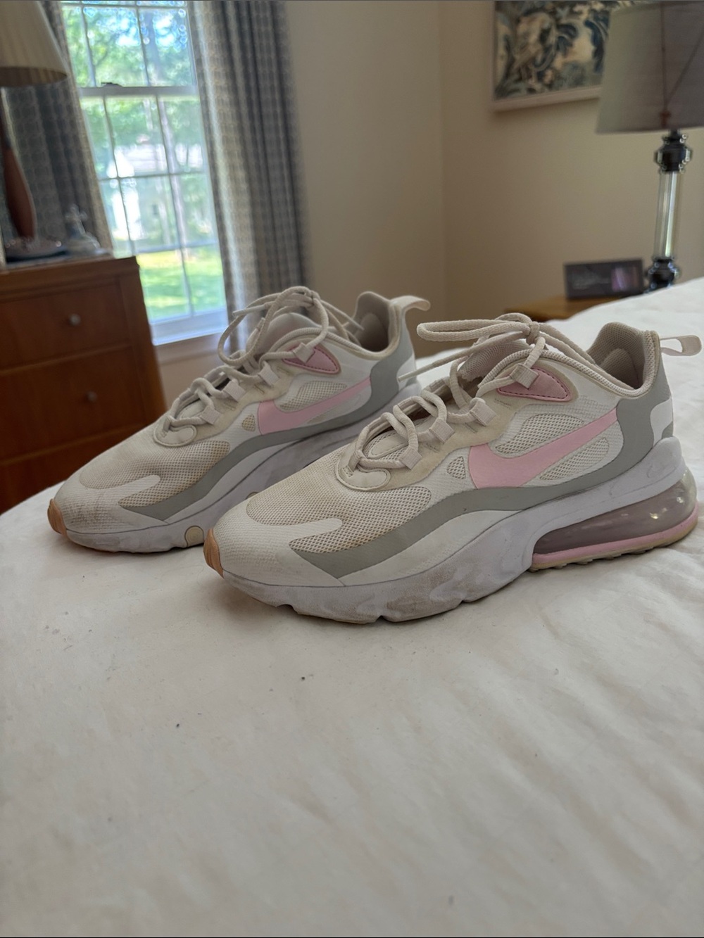 Nike Women’s Air Max Style Sneakers in Beige, Pink and Gray